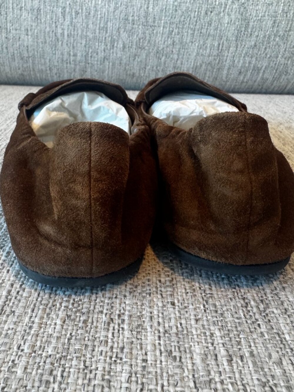Authentic Miu Miu Ruches suede loafers - Picture 4 of 9